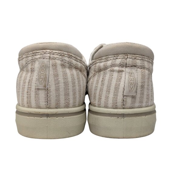 KEEN Elsa IV Gore Shoes Womens Beige Canvas Slip On 1023162 Sneakers Size 10 - Picture 10 of 11
